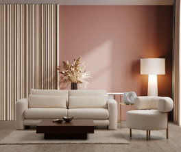Atelier Del Sofa Lily Cream - Sofá de 2 plazas